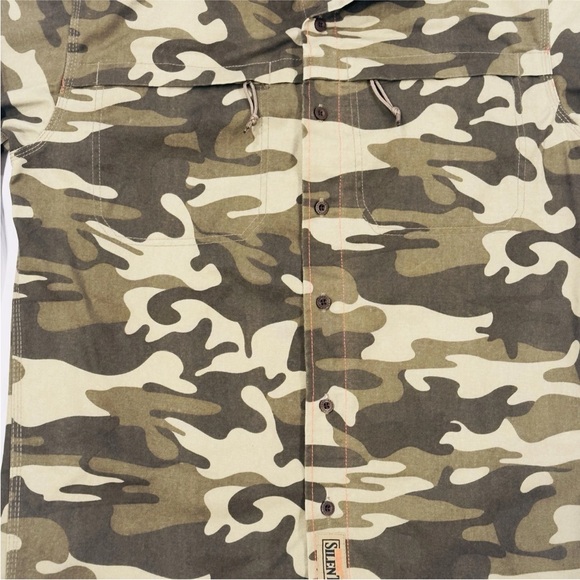 RedHead Silent Hide Camo Shirt Size Mens Medium Button Down Hunting Bass Pro - Picture 5 of 8